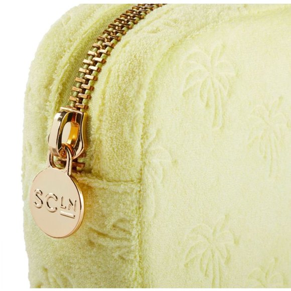 Yellow Terrycloth Palm Tree  Mini Square Pouch - Stoney Clover Lane x Target - Picture 4 of 5